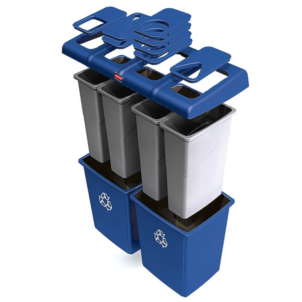 a close up of a blue object