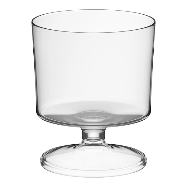 Visions 2 oz. Clear 1-Piece Plastic Wine Glass - 240/Case