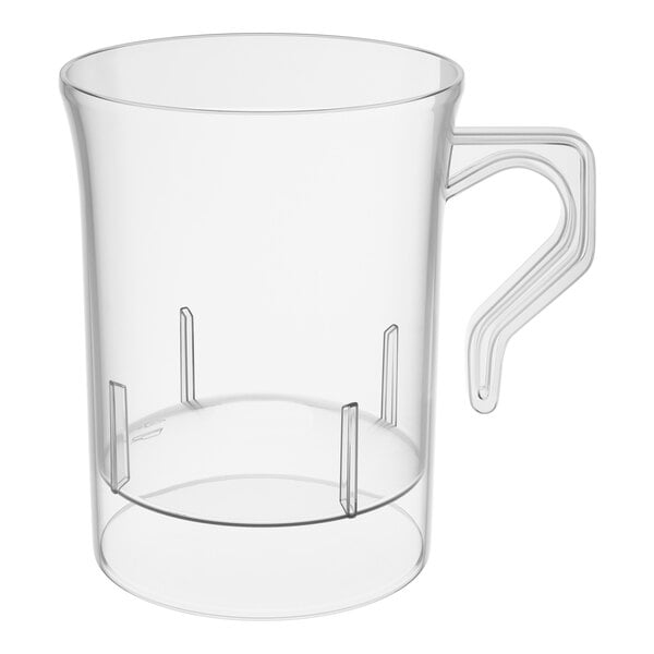 Visions 8 oz. Clear Plastic Coffee Mug - 192/Case