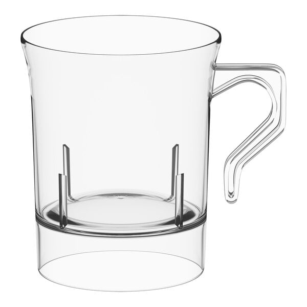 Visions 8 oz. Clear Plastic Coffee Mug - 192/Case
