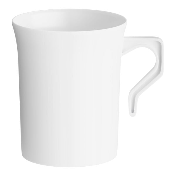 Visions 8 oz. White Plastic Coffee Mug - 192/Case