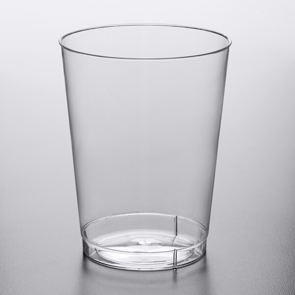 10 oz. Clear Hard Plastic Tumbler 