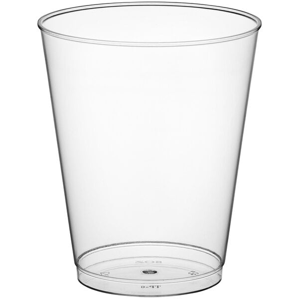 Crystal Clear Plastic Round Containers with Lids - 10oz (Pack of 7) -  Elegant Design - Perfect for Weddings, Parties & Catered Events