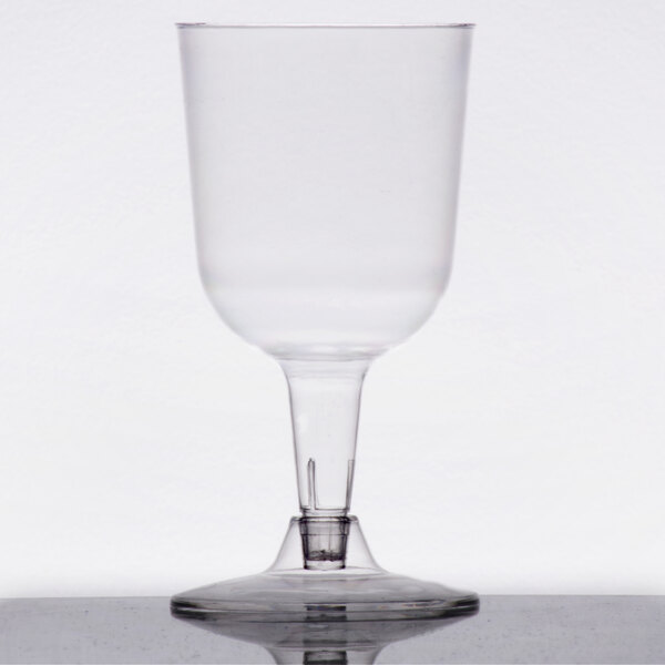 1 piece plastic wine glasses