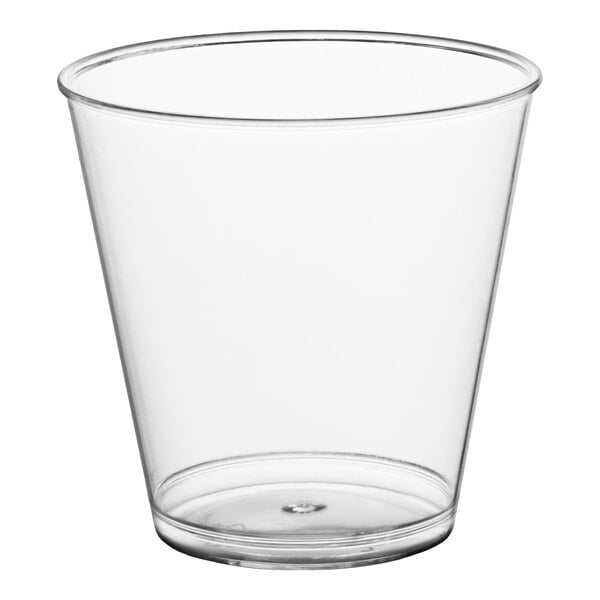 Choice 2 oz. Clear Plastic Shot Glass   - 50/Pack