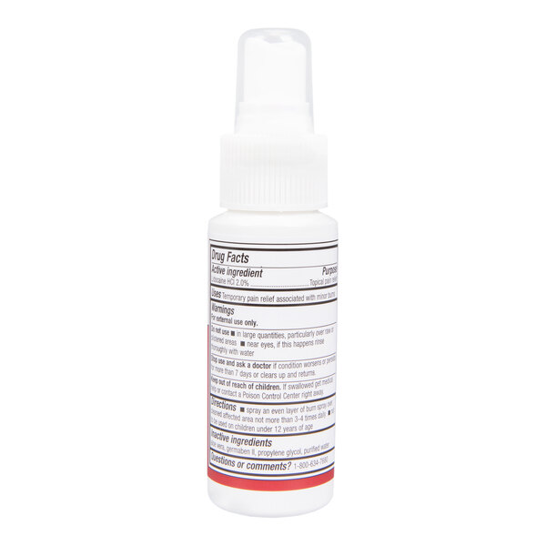 A white Medi-First spray bottle with a black label.