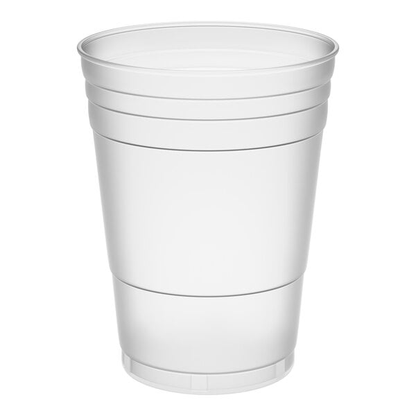 Dart P16 16 oz. Translucent Squat Plastic Cold Cup - 1,000/Case