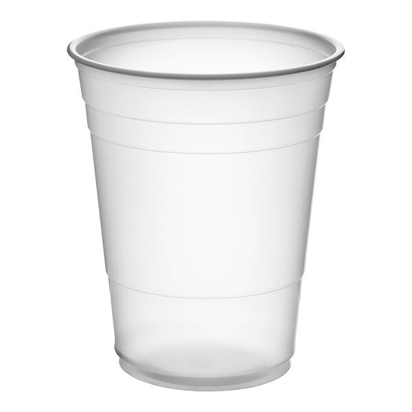 Dart P16 16 oz. Translucent Squat Plastic Cold Cup - 1,000/Case