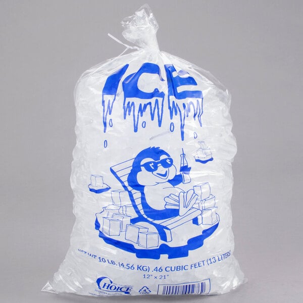 CLEAR /& PURE ICE BAGS 8 LB  *1,000 COUNT*