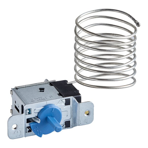 A close-up of the Turbo Air QGTN-240HJ thermostat, a small metal device with a spring.