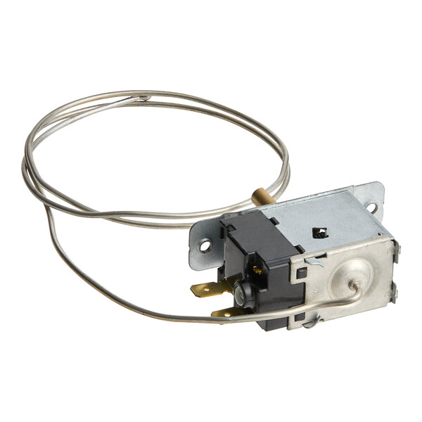 A Turbo Air GNA-242L thermostat with a wire attached.