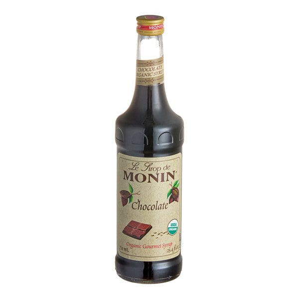 Monin Organic Chocolate Flavoring Syrup 750 mL