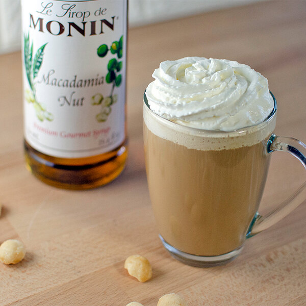 Monin Premium Macadamia Nut Flavoring Syrup 750 mL