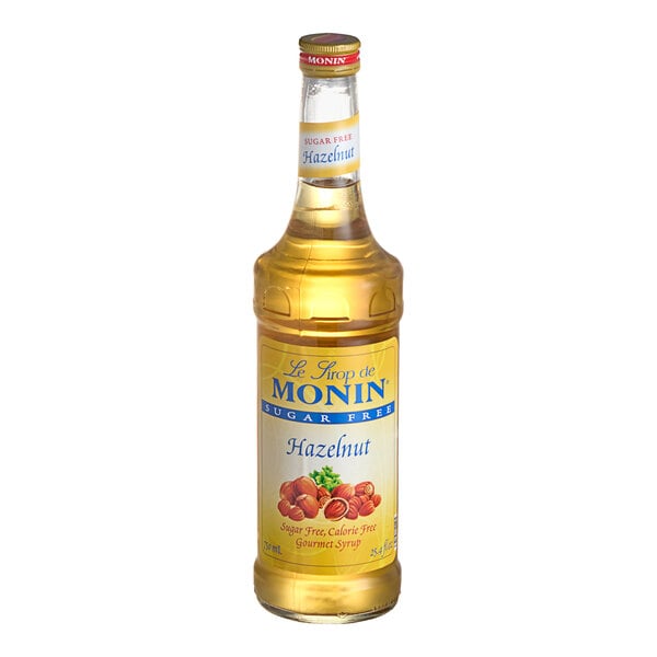 Monin Sugar-Free Hazelnut Flavoring Syrup 750 mL