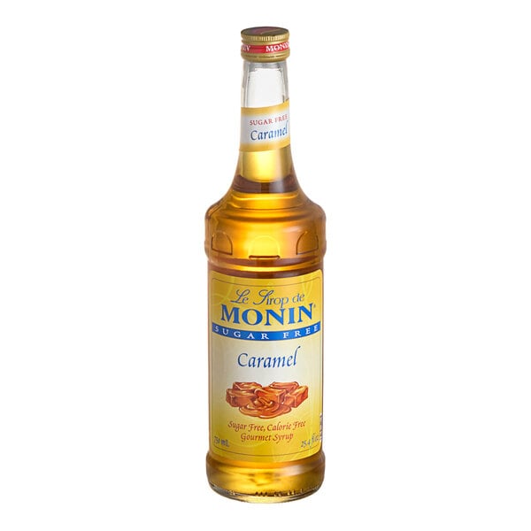 Monin Sugar-Free Caramel Flavoring Syrup 750 mL