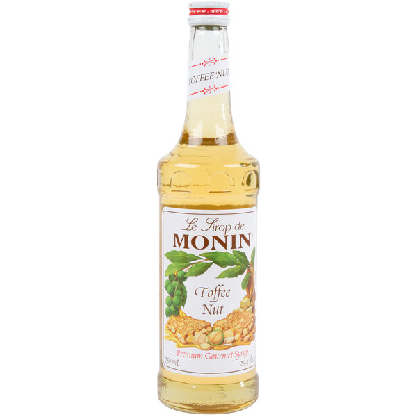 Monin 750 mL Premium Toffee Nut Flavoring Syrup