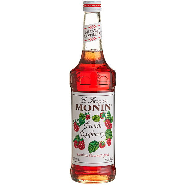 Monin Premium French Raspberry Flavoring Syrup 750 Ml