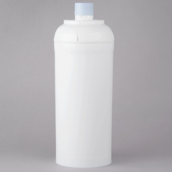 An Everpure Claris Ultra water filter cartridge with a white plastic body and blue cap.