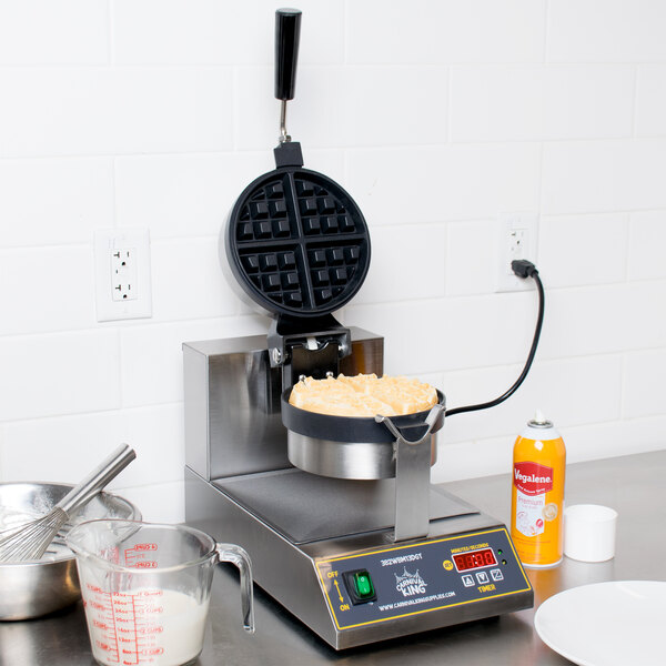 Carnival King WBM13DGT NonStick Belgian Waffle Maker with Digital Timer and Temperature