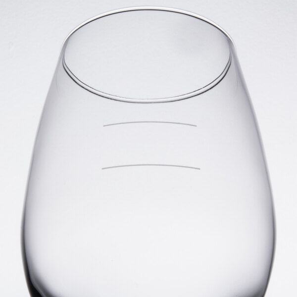 Libbey 75531178N Vina 17 oz. Tall Wine Glass with Pour Lines 12/Case