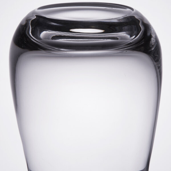 A clear Spiegelau whiskey tumbler.