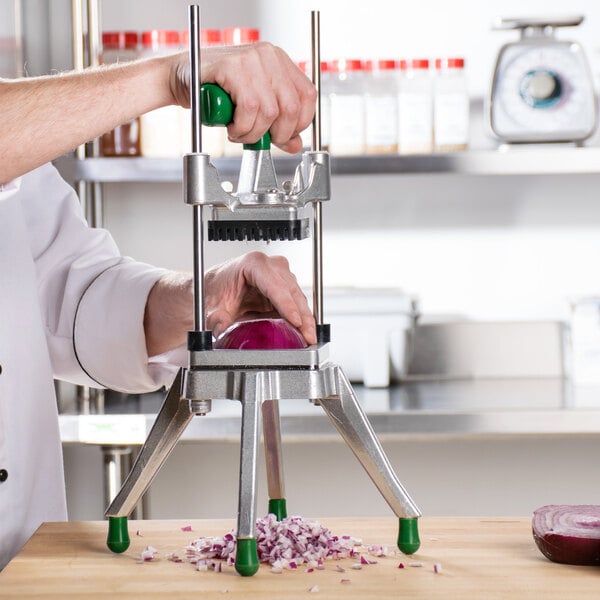 How to Use a Commercial Vegetable Dicer