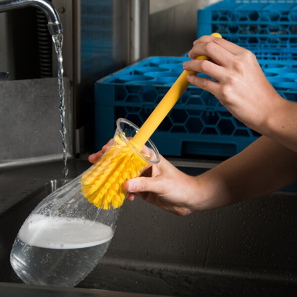 Carlisle 40000C04 Sparta Spectrum 12" Yellow Carafe & Server / Bottle