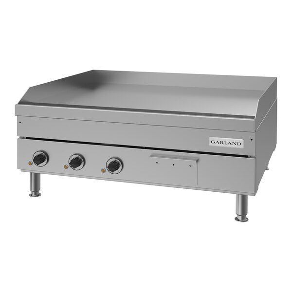 Garland E24-36G 36" Heavy-Duty Electric Countertop Griddle - 208V, 3 Phase, 12 kW