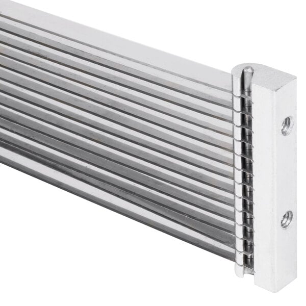 A close-up of a Garde 3/16" tomato slicer blade assembly.