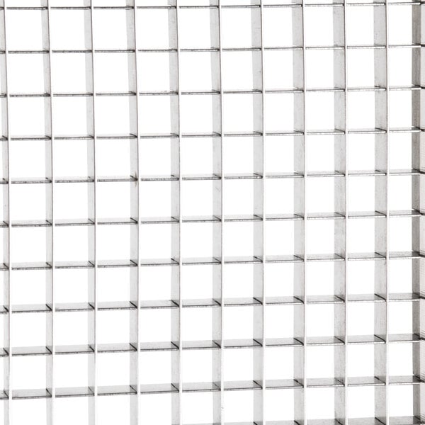 A metal grid with squares for Garde XL 1/4" Dicer Blade Assembly.