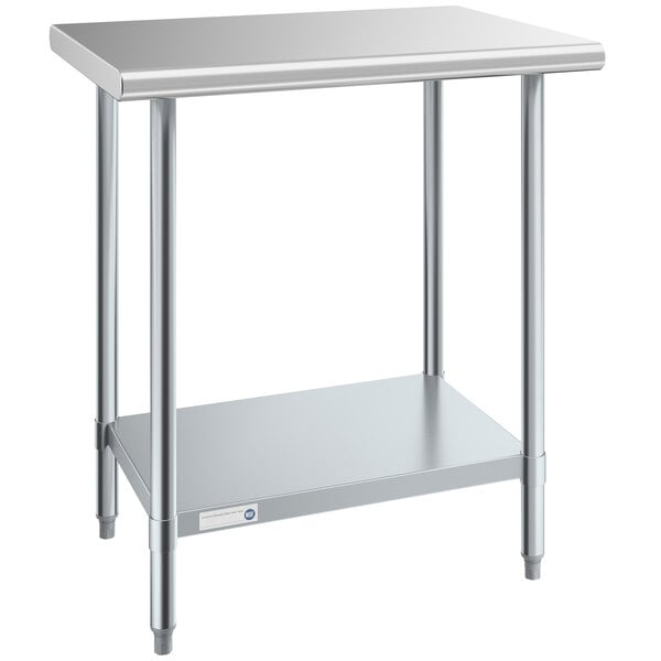 table with undershelf