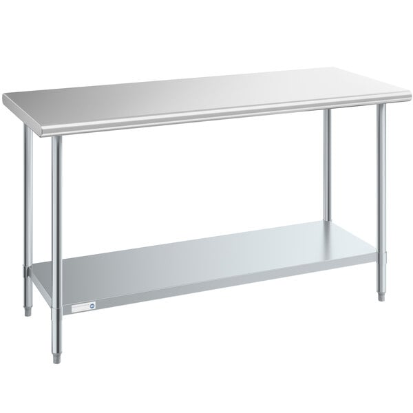 24 x 60 stainless steel work table