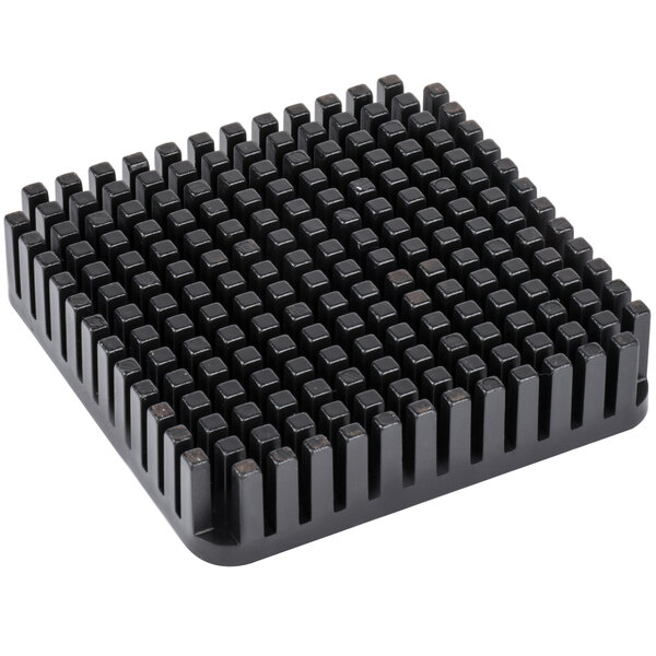 A black square Garde push block with many small squares.