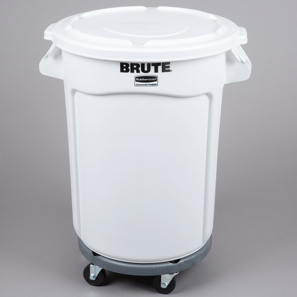 40 gallon trash can with lid and wheels