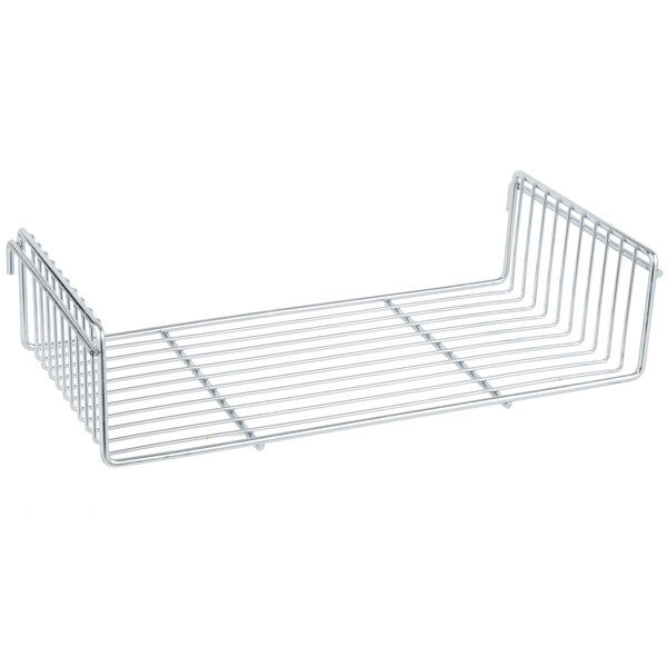 a metal rack with many small lines