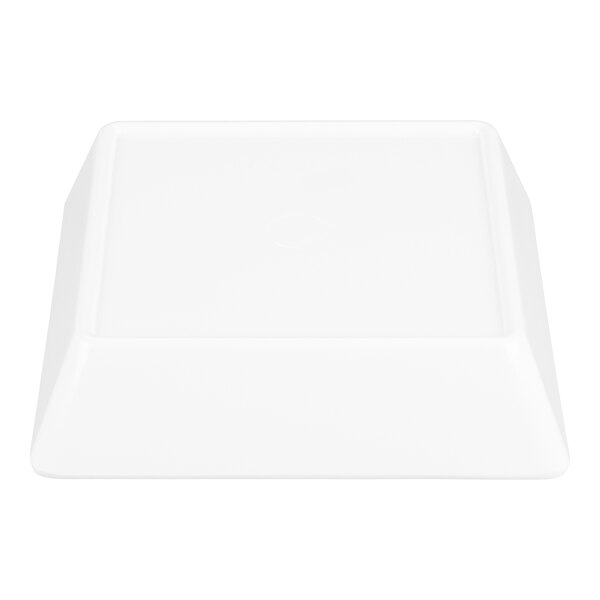 American Metalcraft Endurance 36 oz. White Square Shallow Melamine Serving Bowl