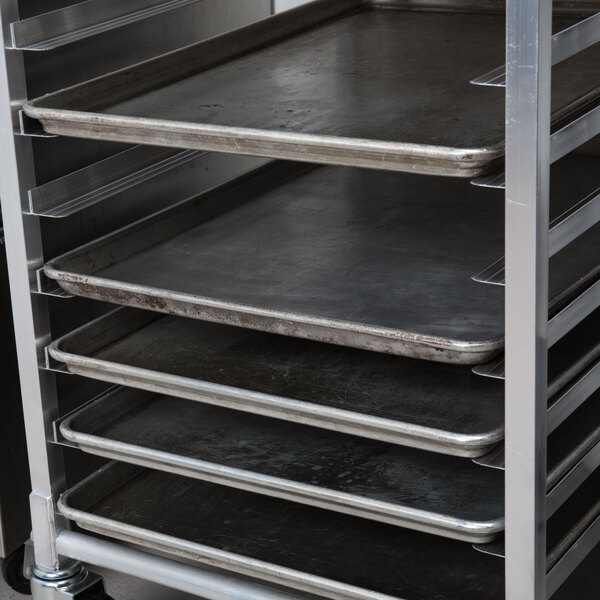 Channel 425akd 9 Pan Aluminum End Load Half Height Sheet Bun Pan Rack Unassembled