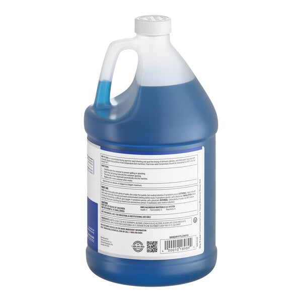 Noble 1 gallon / 128 oz. Dry It Concentrated Low Rinse Aid / Drying Agent for Low Temperature Dish Machines - 4/Case