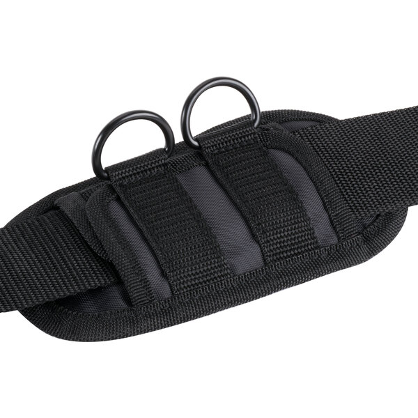 A black Unger ErgoTec adjustable belt with two rings on it.