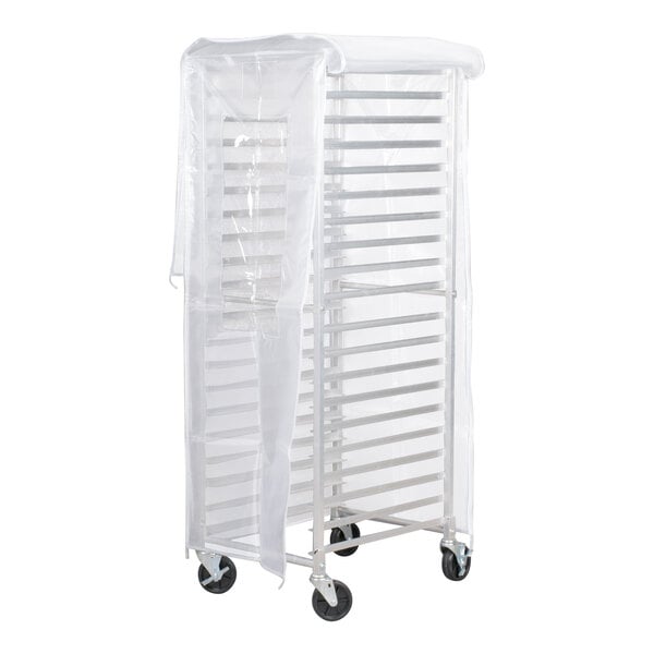 Regency 63" Translucent 20 Mil Plastic Bun Pan Rack Cover