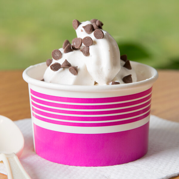 Frozen yogurt cup