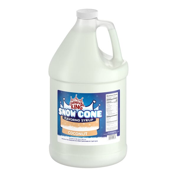 Carnival King 1 Gallon Coconut Snow Cone Syrup