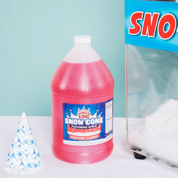 Carnival King 1 Gallon Cotton Candy Snow Cone Syrup