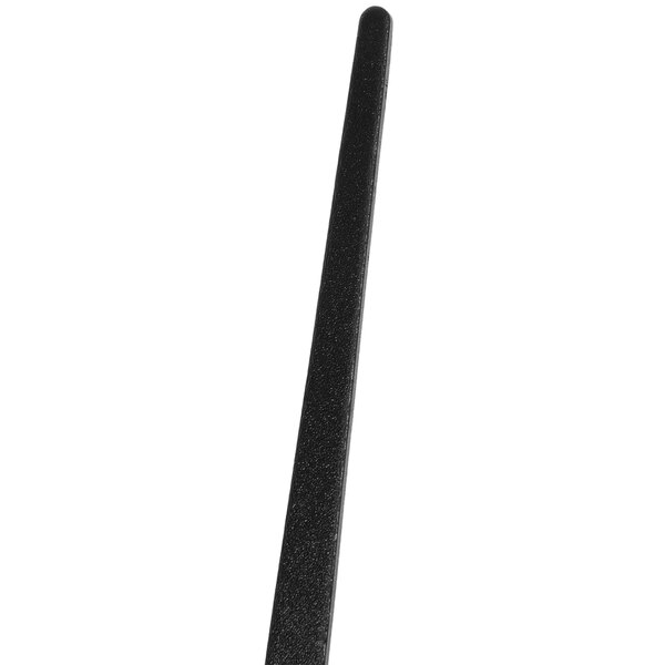 An American Metalcraft mini black oval silhouette chalkboard pick with a white background.