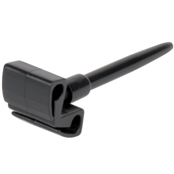 An American Metalcraft mini chalk card pick with a black plastic tip and clip.