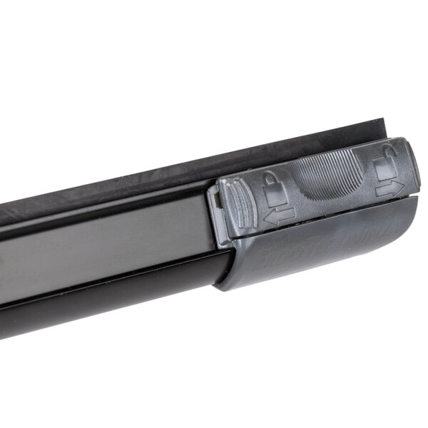 The black and grey Unger ErgoTec Window Squeegee Ninja handle.