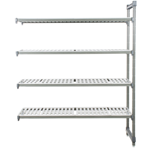 Cambro EA213064V4580 Camshelving® Elements 4 Shelf Vented Add On Unit - 21" x 30" x 64"