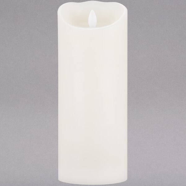 3 PACK LARGE LED FLAMELESS CHOCOLATE REAL WAX MOOD CANDLES REMOTE CONTROL