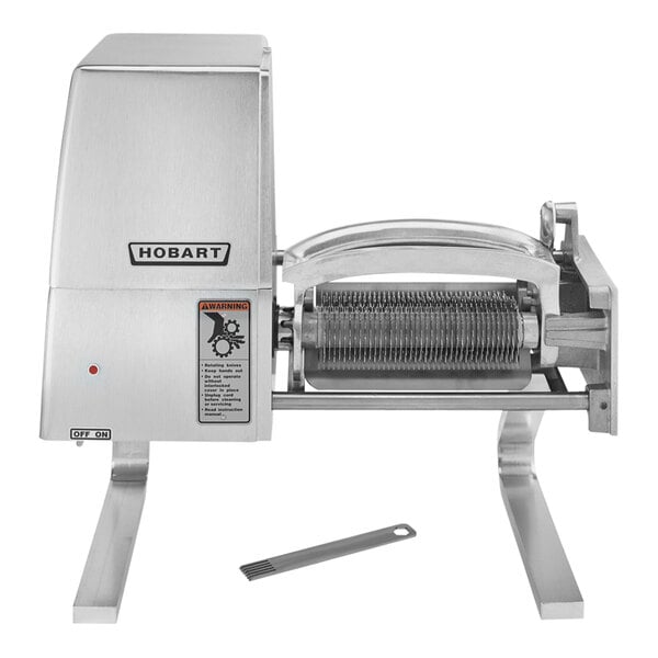 A Hobart commercial meat tenderizer with metal knit knife blades.