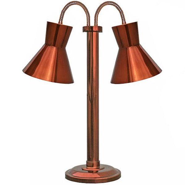 Hanson Heat Lamps DLM/300/ST/SC Smoked Copper Flexible Dual Bulb